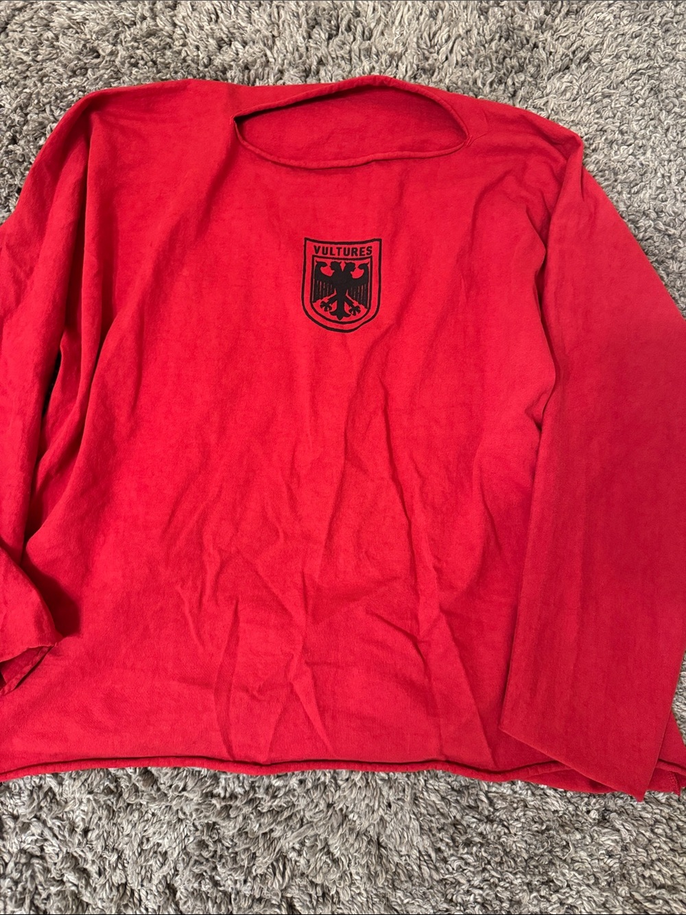 Yeezy vultures Red Long-Sleeve Top